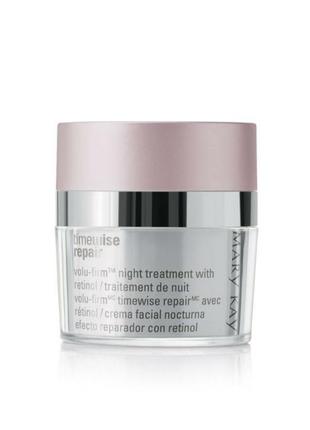 Ночной восстанавливающий крем с ретинолом time wise repeir volu-form mary kay
от 45 лет
48г