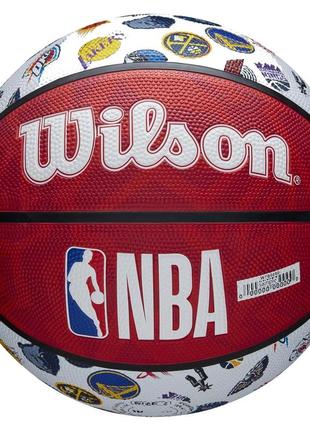 Мяч баскетбольный wilson nba all team outdoor size 7 топ