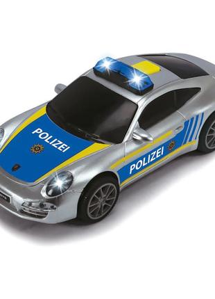 Машинка dickie toys sos поліція porsche купе 1:32 із ефектами 15 см (3712014-3)