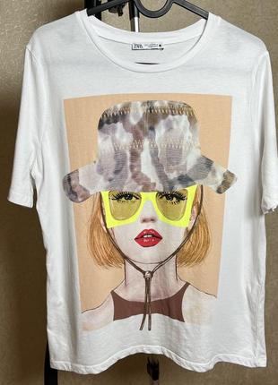 Футболка zara р.s