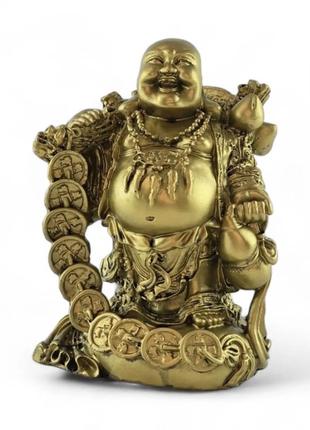 Статуэтка хотей с тыквой горлянкой и монетами 35202