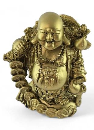Статуэтка хотей с тыквой горлянкой и монетами 35202