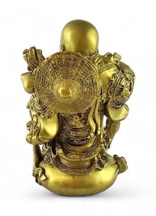 Статуэтка хотей с тыквой горлянкой и монетами 35202