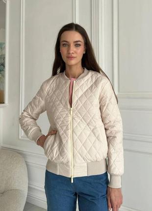 Жіноча коротка куртка з плащової тканини 44-50 розміри3 фото