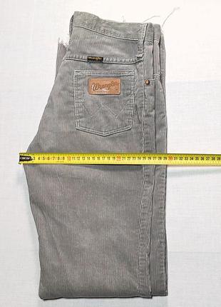 Талія 78 см vintage wrangler fb-191  31-36 вельветові штани  belgium zipper eclair