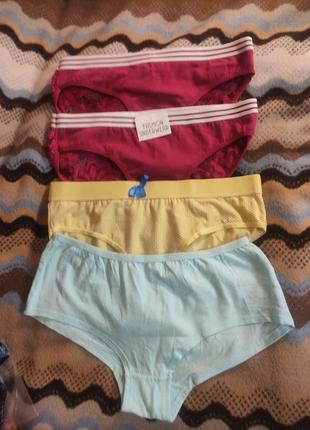 Женские трусики новые хб на 40-42 xs-s шорты женские