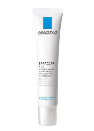 La roche-posay effaclar k(+) средство по уходу за комбинированной и жирной кожей 40 ml