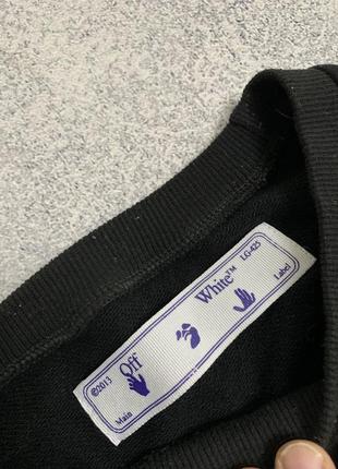 Чоловічий світшот off white кофта оригінал 4