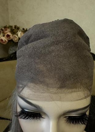 Система замещения волос, парик натуральный на полной сетке, русый длинний волос