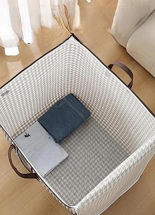 Набор органайзер для одежды, постельного белья, одеял 46*40*51 см ( 110 л) -3 шт3 фото