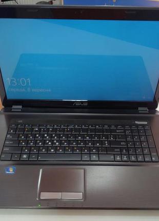 Игровой ноутбук asus k73t - 17,3" - 4 ядра - ram 4gb  - hdd 500gb - идеал !