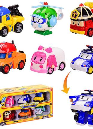 Машинки трансформеры робокар поли