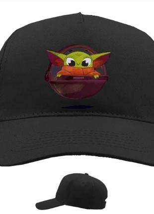Кепка з принтом baby yoda fun
