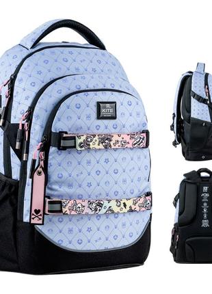 Рюкзак для середньої школи education teens "tokidoki", kite (tk24-727m)
