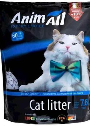 Наповнювач силікагель 7,6л блакитний аквамарин 5395 тм animall