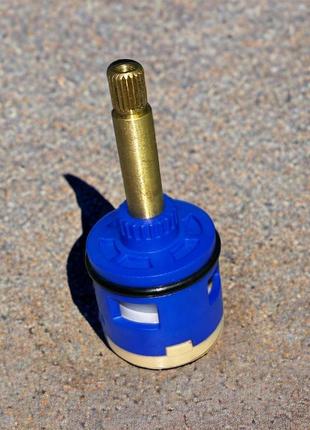 Картридж (к33\3\37шл) для смесителя душевой кабины на три положения,диаметр 33мм,с латунным штоком длиной 37мм