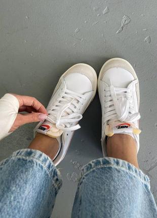 Жіночі кросівки nike blazer low white/pink5 фото