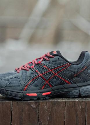 Демисезонные кроссовки asics gel-kahana цвет серый, красный