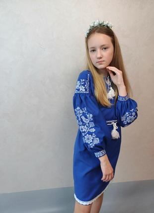 Сукня дитяча вишита "пташечка "