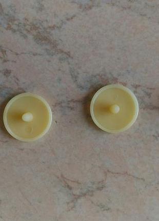 Кнопка пластиковая т5 11,7 мм светло-желтый