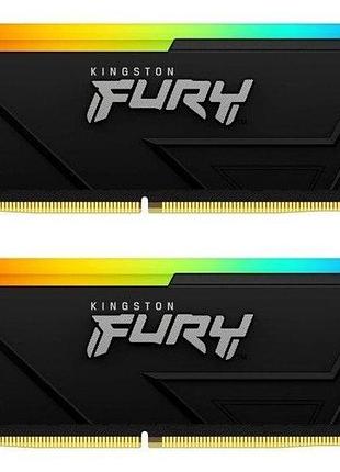 Модуль пам`ятi ddr4 2x32gb/3200 kingston fury beast rgb (kf432c16bb2ak2/64)
