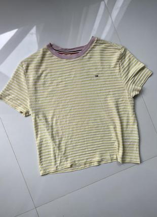 Фирменная футболка топ hilfiger c/m