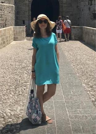 Летнее платье с карманами