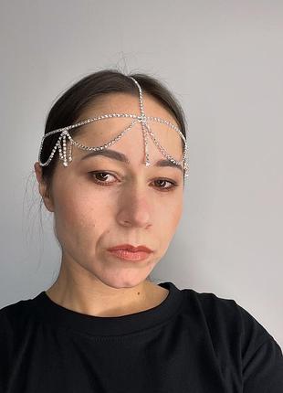 Фероньерка тека украшение на голову волос, восточное украшение