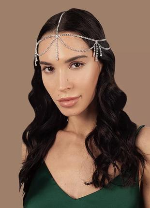 Фероньерка тека украшение на голову волос, восточное украшение