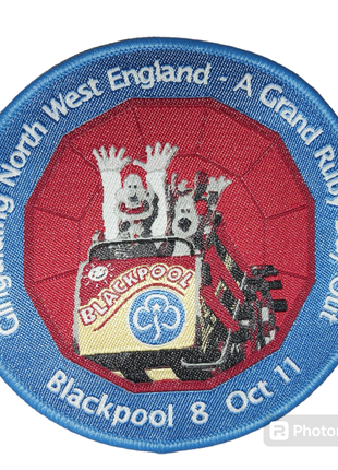Патч, нашивка girlguiding north west england, туризм, гід
