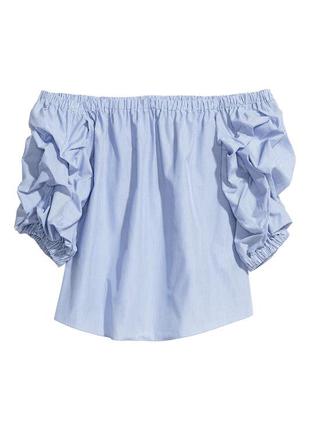 Новая хлопковая блуза h&m.