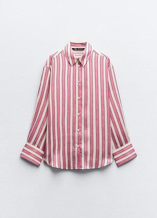 Атласна сорочка zara