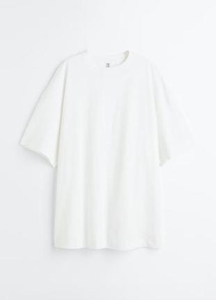 Белая футболка h&m/ базовая футболка h&m2 фото