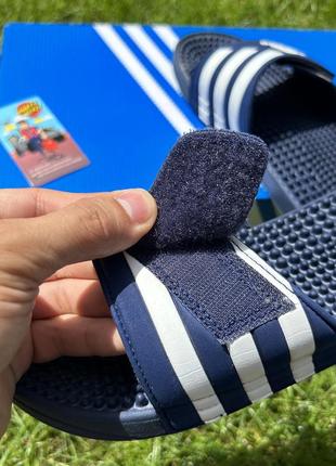 Жіночі шльопанці сланці adidas adissage duramo slide aqua сині топочки