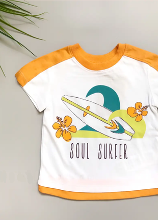 Футболка детская с коротким рукавом для мальчика тм бемби фб350