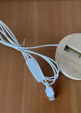 Світильник нічник настільна лампа світлодіодна лампа діоди