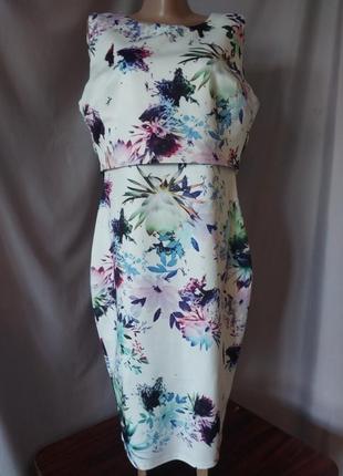 Новое платье дайвиг цветочный принт