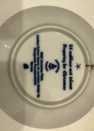 Настенная тарелка фарфоровая /норегия