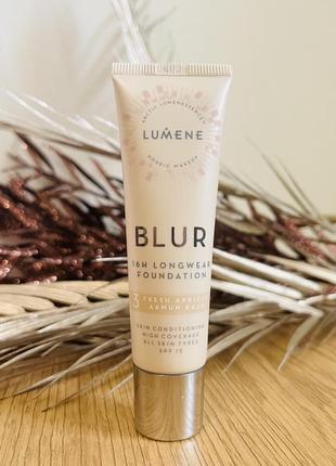 Оригінал lumene blur foundation вдосконалювальний тональний крем spf15 3 fresh apricot