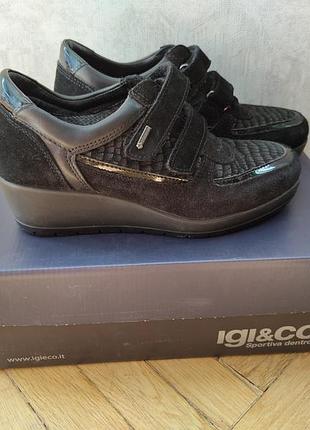 Спортивные туфли, кроссовки натуральная кожа р 36 igi&co