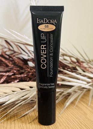 Оригінал isadora cover up foundation & concealer тональна основа-консилер 68 honey cover