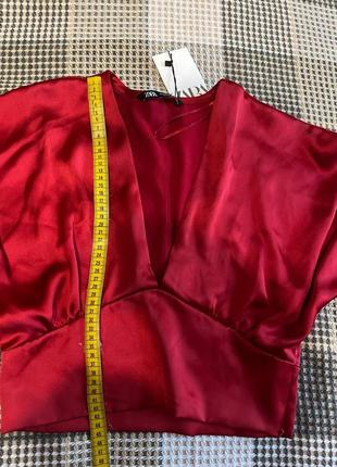 Топ атласний zara2 фото