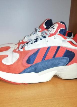 Мужские кроссовки adidas yung-1 chalk white/collegiate navy. 40р. 25см.2 фото