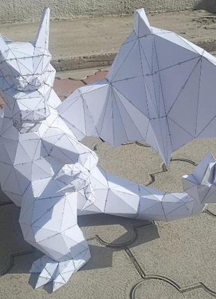 Paperkhan конструктор из картона дракон покемон черизард papercraft 3d фигура развивающий набор антистресс8 фото