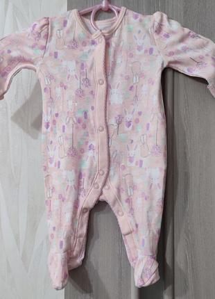 Чоловічок на дівчинку 0-1 місяць