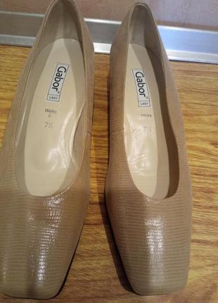 Туфлі gabor австрія, шкіра, 42р.