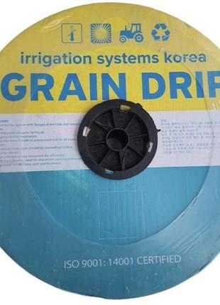 Капельная лента grain drip эмитер 8 mil 200мм 2500 м 1,6 л/ч