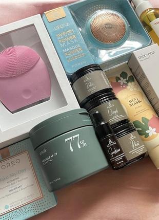 Лот дорогої корейської косметики та техніки для краси та молодості шкіри від foreo