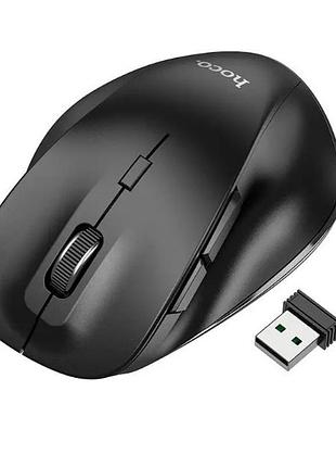 Мышь беcпроводная hoco gm24 2.4g для пк и ноутбуков черная