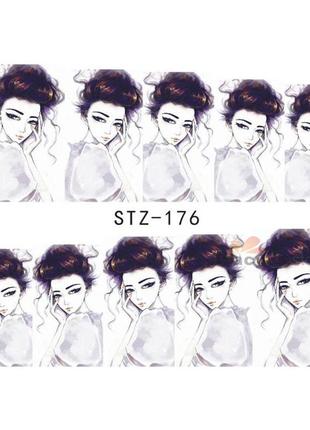Наклейки для ногтей stz-176